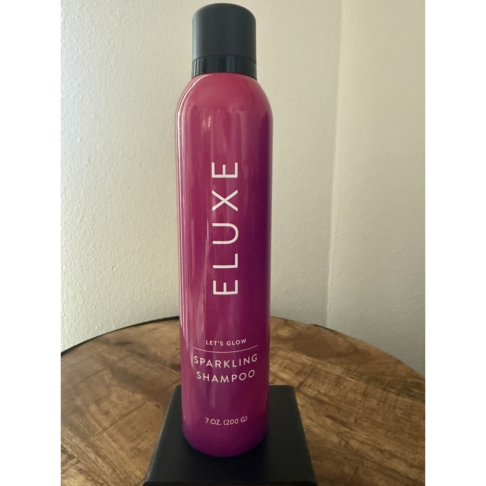 Eluxe Sparkling Shampoo Let's Glow Carbonic Acid Glass Hair Frizz Repair 7oz New